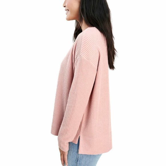 Splendid Light Blush Thermal Waffle Top Medium NWT - Picture 5 of 8
